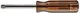 Edward Tools 1/4&rdquo; Drive Spinner Handle Nut Driver - 6&rdquo; Handle Extension