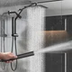 Veken 10 Luxurious All Metal Rain Shower Head with Handheld Spray Combo, High...