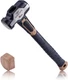 Tools Engineering Hammer, 4 Lb Sledge Hammer with Removable Soft Mallet Cap & Bi
