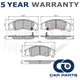 Brake Pads Set Front CPO Fits Kia Cerato 2004-2009 1.5 CRDi 1.6 2.0