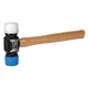 Titan Double-Faced Rubber Mallet with Hickory Wood Handle, 12oz #TI-63412