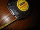 Vintage Stanley Tape measure  Steelmaster Lifeguard Yellow 100&rsquo; Manual Rewind