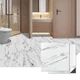 Peel Stick Floor Tiles 12x12in Gray Marble Waterproof Vinyl 60 Pack Art3d Covers