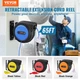 VEVOR Retractable Extension Cord Reel, 65 FT, Heavy Duty 12AWG/3C SJTOW Retracta