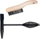 2 Pack Welding Chipping Hammer and Wire Brush Set, 11" Hammer with Coil Spring