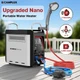 CAMPLUX Nano 1lb Propane Water Heater & Shower Pump Rechargeable for RVs, Camper