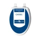 Mayfair Cassel Slow Close Toilet Seat, Easy Clean, Non Slip Premium Wood Seat...