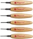 Flexcut Mixed Profile Micro Tool Set 1.75" Carbon Steel Blade Wood Handle MT910