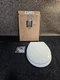 Bemis 500EC 390 Round Enameled Wood Toilet Seat in Cotton White 