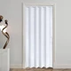 Accordion Door 36X80in Double Layer PVC Folding Interior White DIYHD Sliding