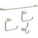 Delta ARV64-DN Arvo 4-Piece Bath Hardware Set 18-in Towel Bar w/ 6-in Extender, 