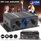 400W 12V 2 Channel Powerful Stereo Audio Power Amplifier HiFi Bass Amp Car Home