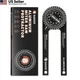 Saker Miter Saw Protractor|7-Inch Aluminum Protractor Angle Finder Black 