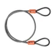 BV 2.5FT Bike Cable with Loops - 5mm (3/16 Inch) Cut-Resistant 2.5 FT, Single 