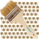 Pro Grade - Chip Paint Brushes - 96 Ea 3 Inch 3", Light Brown 