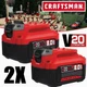 2PACK 20Volt For Craftsman V20 8.0Ah Li-ion Battery CMCB204 CMCB202 CMCB205