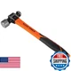 Klein Tools H80332 Ball-Peen Hammer, 32oz, Fiberglass Handle, Non-Slip Grip, 15"