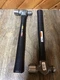 Lot Of 2 Stanley Hickory Handle Ball Pein Hammer, 24 oz. Brand New