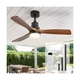 Sofucor 52 Inch Ceiling Fans with Lights and Remote Control, Modern Solid Woo...