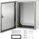 VEVOR Electrical Enclosure Box, 16'' &times;12'' 16&times;12x 6, Gray white(RAL7035) 