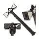 M48 Double-Headed War Hammer with Sheath - 2cC13 Stainless Steel Head, Groove...