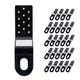 Guardian 10543 Pitch Pro Slotted Roof Anchor (25 Pack) | 25 Pack, Black