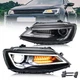 VLAND Pair Headlights Led DRL Fit 2011-2018 VW Jetta MK6 VII Front Lamp Assembly