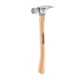 16 Oz. Titanium Milled Face Hammer with 18 In. Curved Hickory Handle