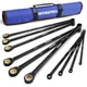 WORKPRO Extra Long Ratcheting Wrench Set, 10-Piece Anti-Slip Double Box Wrenc...