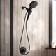 MOEN Verso 220C3EPBL 8-Spray Patterns with 1.75 GPM 7 in. Wall Mount Dual
