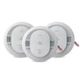Smoke Detector Hardwired 10 Year Battery Backup 85dB 3 Pack Kidde 20SA10 Led