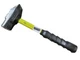 NUPLA 4 Lb Head Forged Steel Cross Pein Hammer 14" Fiberglass Handle, 1-3/4" ...