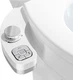 PIKETS Bidet Attachment for Toilet, Dual Nozzle (Frontal and Rear Wash) White