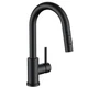 FORIOUS Black Bar Sink Faucet for Kitchen Sink, Modern Single Matte 