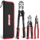 Bolt Cutter Pliers Set 3 Piece 14 8 Wire Cable RIZOM Heavy Duty Mini