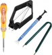 4 Pieces IC Chip Remover Tool IC PLCC Chip Extraction Tool Extractor Puller 