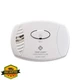 First Alert CO606 Carbon Monoxide Detector Plug-In Battery Backup White