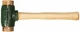 GARLAND MFG 311-31004 SIZE 4 SPLIT-HEAD RAWHIDE HAMMER