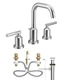 MOEN Gibson Chrome two-handle high arc bathroom faucet TV6142