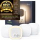 AUVON Plug-in LED Backlit Night Light with Motion Sensor & Dusk A Warm White 