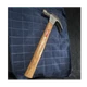 Hyper Tough 16 oz Claw Hammer, 13 in Wood Handle, Steel Head THZ01902