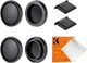 K&F CONCEPT Sony E-mount Body Cap & Rear Lens Cover for Sony A6700 A6700 A7C A9