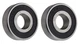 (2 Each) 6203-2RS-16MM Sealed Radial Ball Bearing 16X40X12 SpinCo