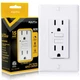 Faith 15A GFCI Outlet, ETL Listed, Non-Tamper-Resistant GFI Duplex Receptacle...