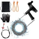 Ginbel Direct Drain Auger 33 ft, Plumbing Snake Hair Clog Remover Drain Snake...