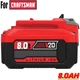 20Volt 8 Ah Lithium Ion For Craftsman V20 Battery 20V CMCB205 CMCB204 CMCB202-2