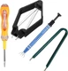 4 Pieces IC Chip Remover Tool PLCC Black, Blue, Green, Yellow 