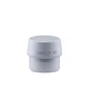 Halder 3203.050 Simplex Replacement Face Insert, Mid Gray Rubber