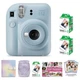 FUJIFILM INSTAX Mini 12 Instant Film Holiday Camera Bundle (Pastel Blue), Bundle