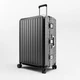 LUGGEX Aluminum Frame Luggage with Spinner Wheels, Zipperless Polycarbonate H...